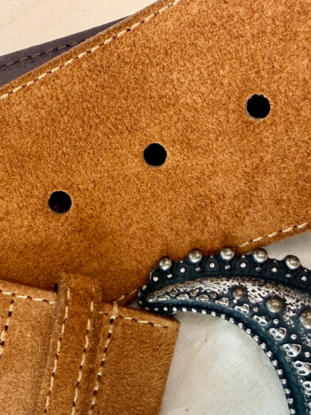 Sezane Louve Belt Camel. - Size 90 - Picture 3 of 3
